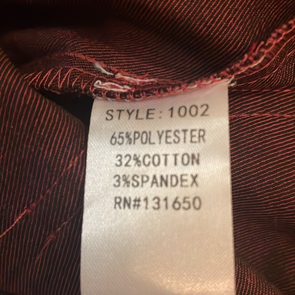 Women’s 36 Point 5 Red and Black Coveralls - Picture 11 of 12